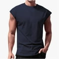 thumbnail image 1 of RKSTN Shirts for Men Sleeveless Workout Tank Tops Stylish Crew Neck Solid Color Fitness Running Summer Soft Loose Versatile Pullover Tee Tops, 1 of 5