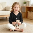 thumbnail image 1 of RKSTN Summer Cardigan for Girls Sun Protection Ruffled Cardigans Long Sleeve Buttons Air Conditioned Wear Breathable Baby Girls Cardigan, 1 of 9