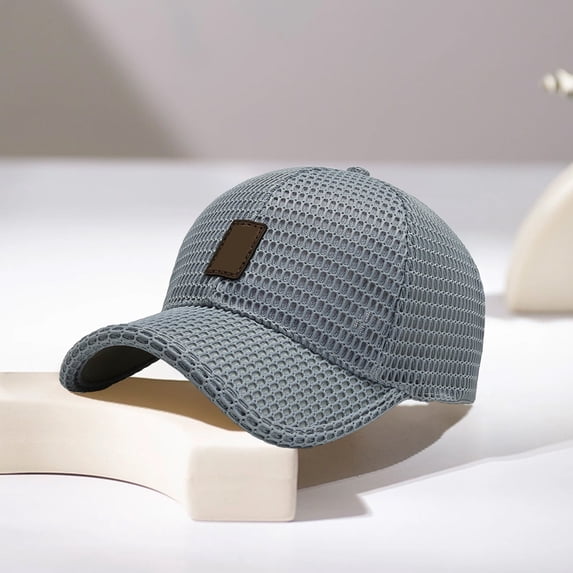 RKSTN Summer Mesh Baseball Cap for Men Adjustable Breathable Casual Cap, Quick Dry Hats