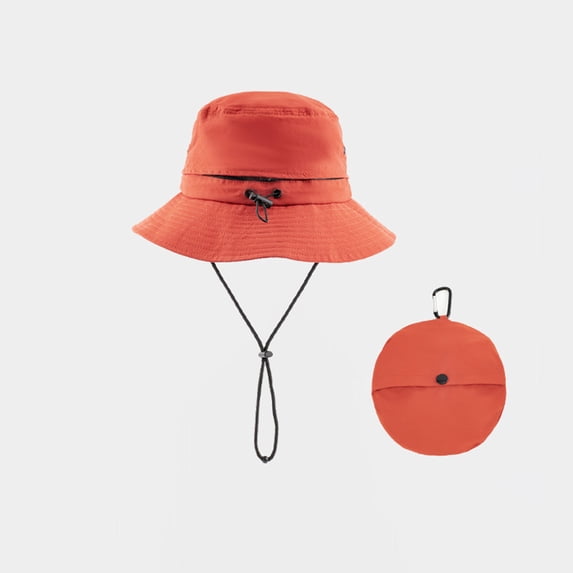RKSTN Sun Hats for Men Fishing Hat Sun Protection Foldable Outdoor Ready Adjustable Strap Boonie Hiking Hat