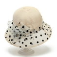 thumbnail image 1 of RKSTN Sun Hats for Women Polka Dot Beach Hats for Women Bucket Tea Party Hats for Women Weddings Versatile, 1 of 3