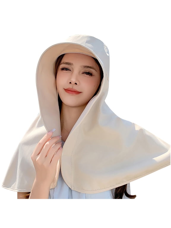 Sun Hats for Women UV Protection Shawl Extra Wide Brimmed Womens Hats Gardening Hiking Hat with Neck Flap