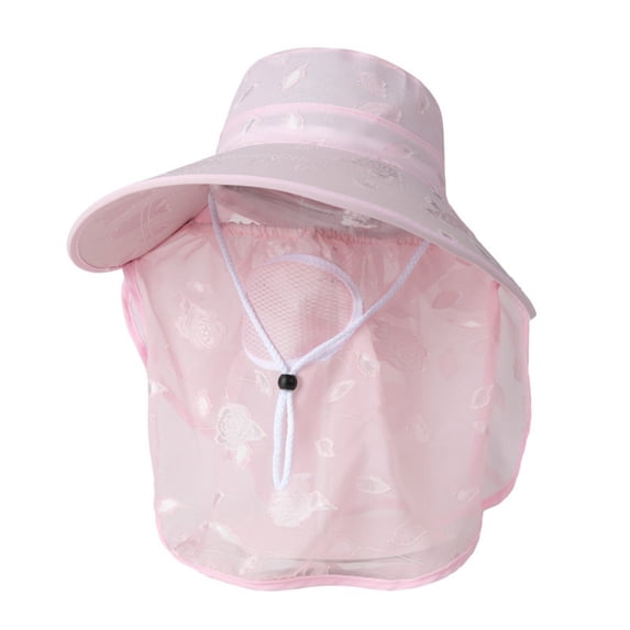 RKSTN Sun Hats for Women UV Protection Wide Brimmed Womens Hats Face Covering Cool Gardening Hiking Hat with Neck Flap