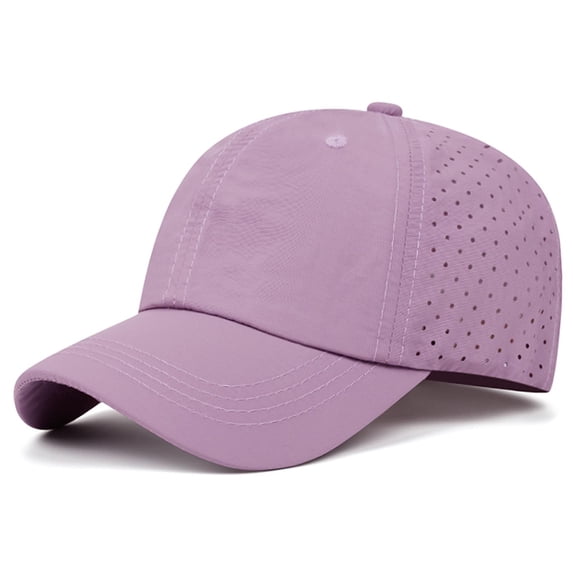 RKSTN Toddler Baseball Hat Mesh Toddler Hat Cotton Breathable Outdoor Quickly Dry Sun Protective Kids Sun Hat (Purple ,Free Size)