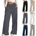 thumbnail image 1 of RKSTN Toddler Pants Pleated Line Design Sweatpants Unisex Spring Summer Solid Color Elastic Drawstring Waistband Lightweight Pocketed Lounge Pants for 3-13 Years, 1 of 9