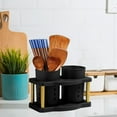 thumbnail image 1 of RKSTN Utensil Holder Removable Utensil Box, Double Cut Out Drainer Knife and Fork for Kitchen Utensil Racks and Cutlery Holders, Countertop Decoration Kitchen Utensil Holder, 1 of 7