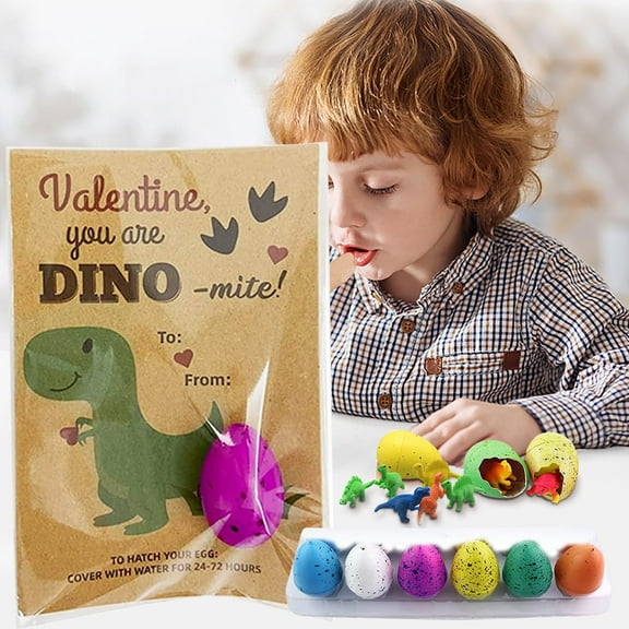 RKSTN Valentine's Day Dinosaur Egg Card - C
