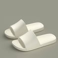 thumbnail image 1 of RKSTN White Summer Slippers for Women Couple Home Slippers Cushioned Casual Non Slip Indoor Outdoor Comfort Sole Sandals, 1 of 6