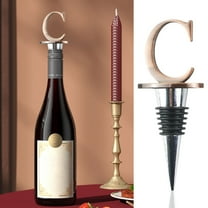 RKSTN Wine Stopper 26 English Alphabet Wine Stoppers Party Favors Wine Stoppers for Wine Bottles Toppers