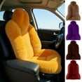 thumbnail image 1 of RKSTN Winter Plush Car Seat Cushion Golden, 1 of 7