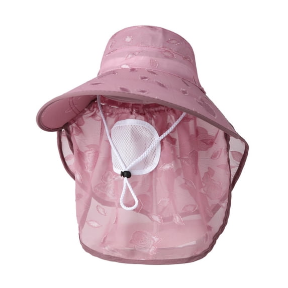 RKSTN Womens Sun Hat Upf 50+ Fishing Hat with Neck Flap Wide Brimmed Summer Hats for Women Face Covering Cool Tea Picking Hat