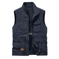 thumbnail image 1 of RKSTN Work Vest For Men Outdoor Solid Color Sleeveless Zip Up Work Vests Wicking Jacket Sports Hiking Photography Multi Pockets, 1 of 3