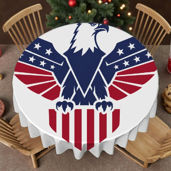 RKSupls 1pc American Eagle Shield Logo Print Soft, Machine-Made Kitchen Accessories, American Eagle Shield Logo ,Decor for Wedding, Party, Holiday, Home Dining