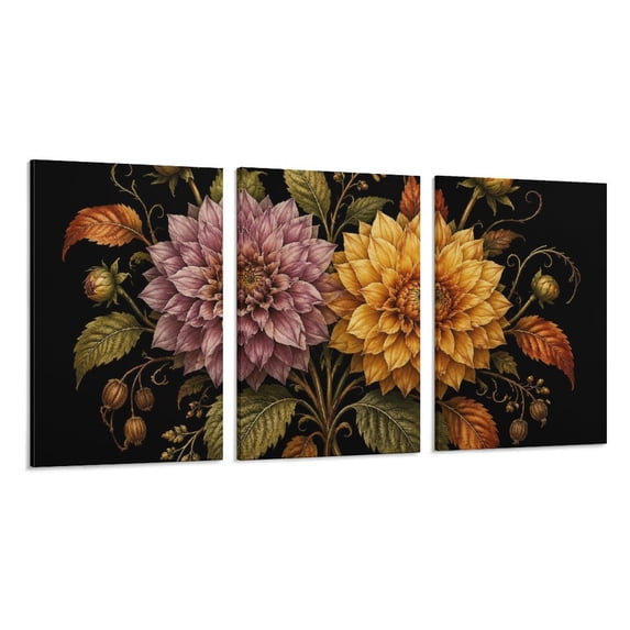 RKSupls 3 Piece Canvas Wall Art Set Modern Farmhouse Living Room Decor ...