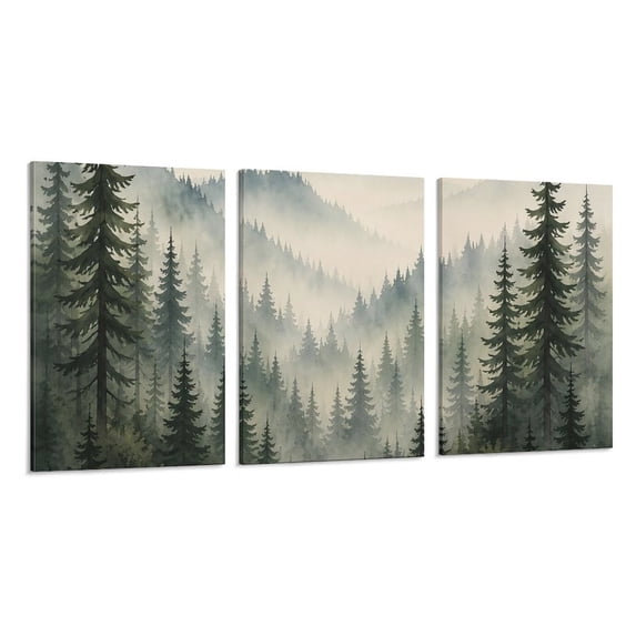 RKSupls 3 Piece Canvas Wall Art Set Modern Farmhouse Living Room Decor ...