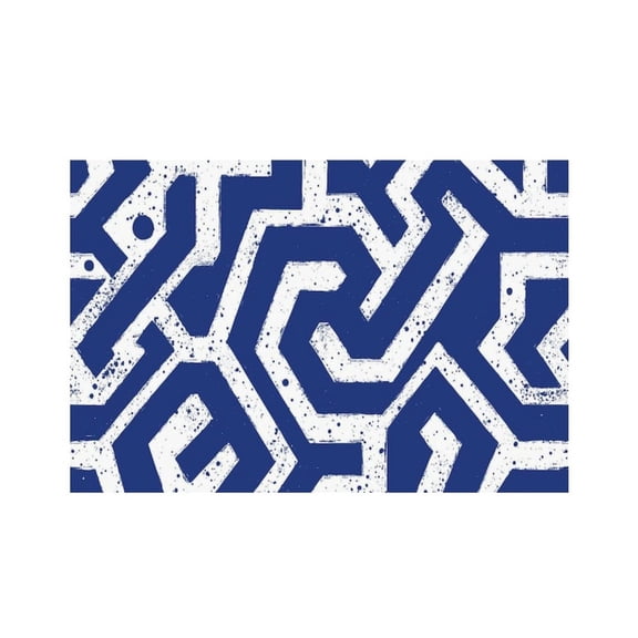 RKSupls Abstract Black White Architecture Linen Placemats 30x45cm Straight Edge Stain Resistant Washable Non-Slip Table Mats Table for Kitchen Dining Room Home