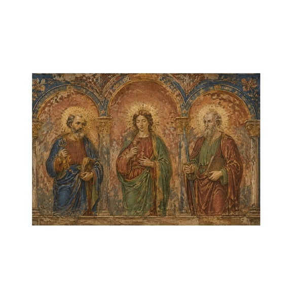 RKSupls Angelwith Golden Wingsin Field Linen Placemats 30x45cm Straight Edge Stain Resistant Washable Non-Slip Table Mats Table for Kitchen Dining Room Home