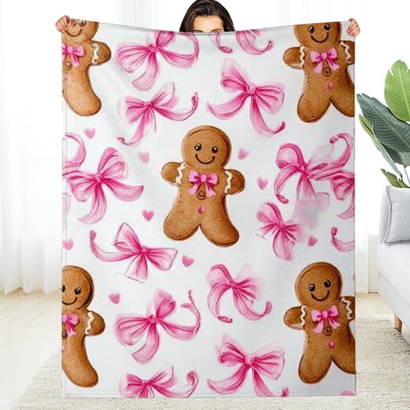 RKSupls Christmas Throw Blanket,Christmas Decorations Gifts,Soft Warm Flannel Christmasrhombus Blanket for Home Bed Sofa Couch,60x80in