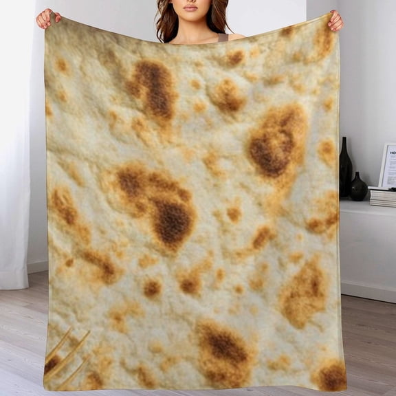 RKSupls Christmas Throw Blanket,Soft Warm Fannel Burritos Tortilla Blankets Gift for Home Bed Sofa Couch Decor,50x60 in