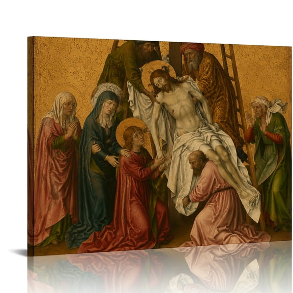 RKSupls Deposition from the Cross Modern Wall Decor, Wall Art Canvas Print, Bathroom Wall Art Bathroom Bedroom Kitchen Hallway Entrance Hall Living Room Wall Decor Prints