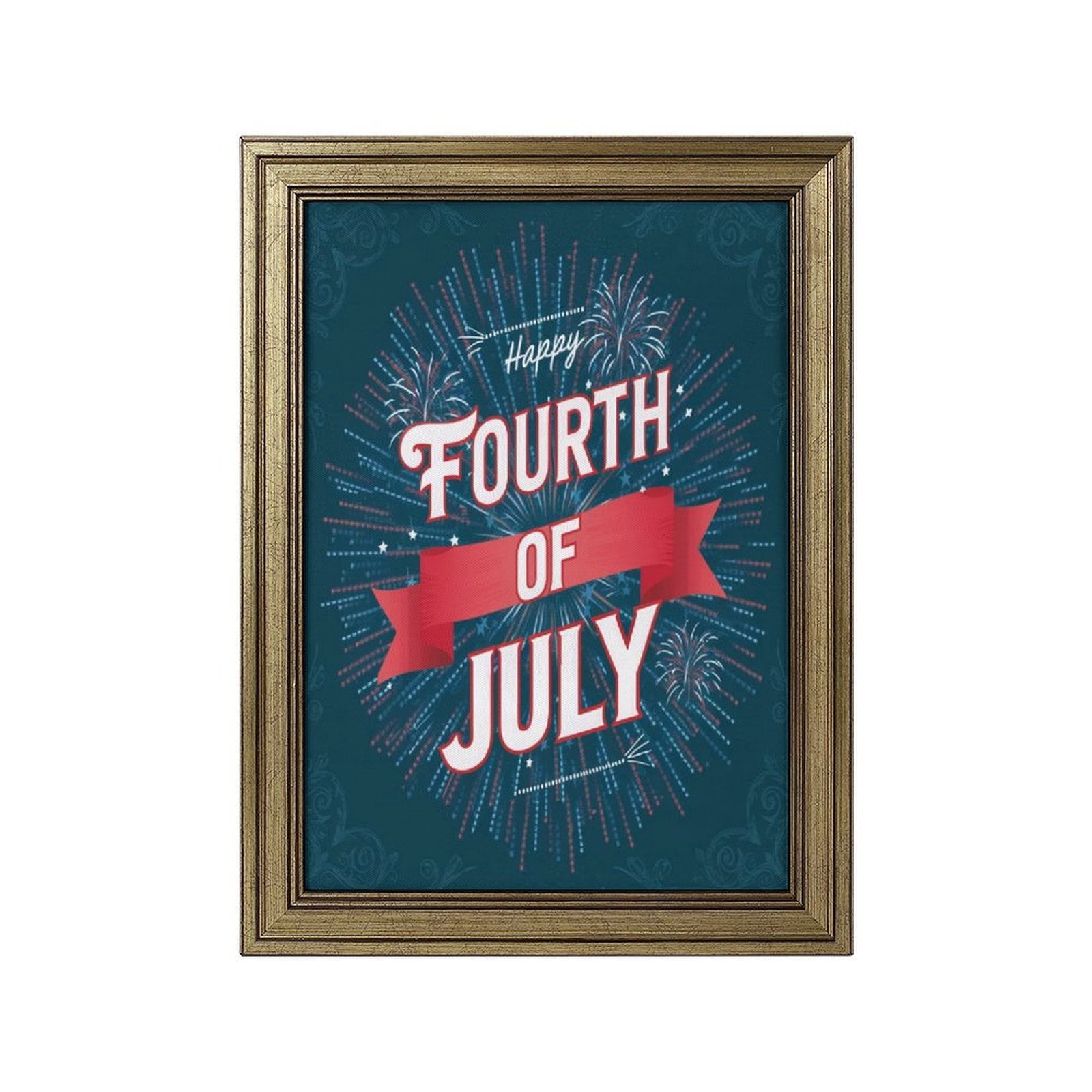 RKSupls European Style Framed Canvas Wall Art Fireworks American Flag rksupls-european-style-framed-canvas-wall-art-fireworks-american-flag