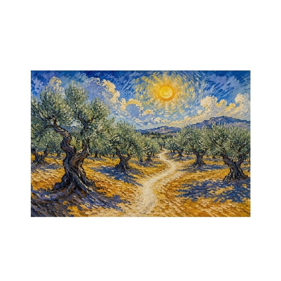 RKSupls Lavender Field Windmill Sunset Linen Placemats 30x45cm Straight Edge Stain Resistant Washable Non-Slip Table Mats Table for Kitchen Dining Room Home