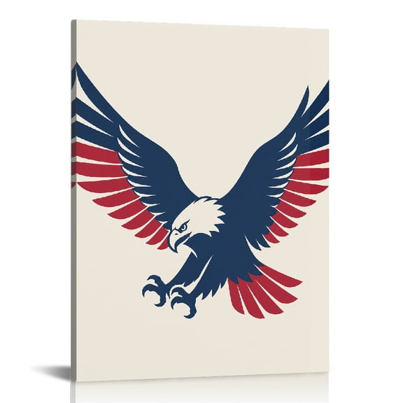 RKSupls Majestic Eagle Wings Spread Wall Decor
, Modern Art, Canvas Wall Art Bathroom Bedroom Kitchen Dining Room Wall Decor Prints