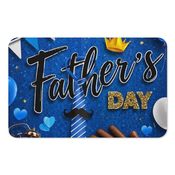 RKSupls Mouse Pad with Non-Slip Rubber Base, Fathers Day Golf Trophy Gloves Gaming Desk Mat for Keyboard and Mouse, Desk Protector Pad for Home Office Use