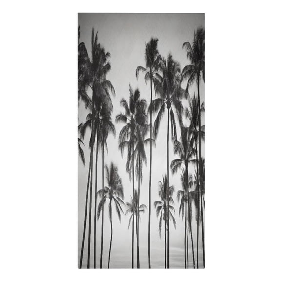 RKSupls Palm Grove Beach Landscape Microfiber Beach Towel Absorbent Compact Towels for Swimming Pool Beach Travel Things for Vacation Essentials Adult Gift,61.4×30.3Inch