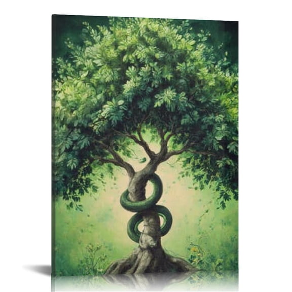 RKSupls Personalized Fantasy Tree of Life Canvas Wall Art, Canvas Prints Wall Art for Living Room Bedroom Entryway Office, Art Print Painting for New Year Home Decorations,16x20in