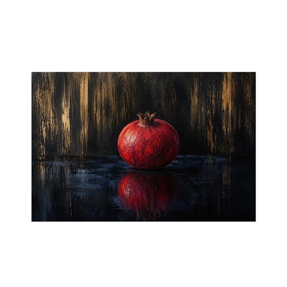 RKSupls Purple Plum Still Life Linen Placemats 30x45cm Straight Edge Stain Resistant Washable Non-Slip Table Mats Table for Kitchen Dining Room Home