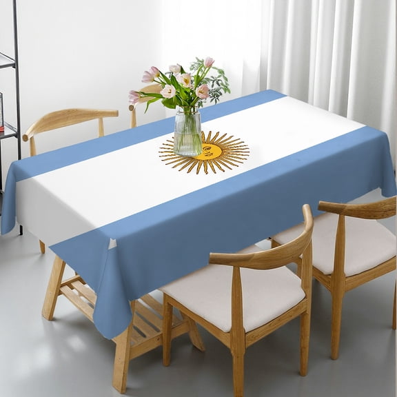 RKSupls Rectangle Dining Tablecloth - flag argentina Print, Kitchen Accessories  Holiday-Themed Design Rectangle Dining Tablecloth, Kitchen Picnic Party