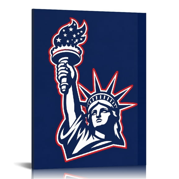 RKSupls Statue Of Liberty Head With Torch Flame Wall Decor
, Canvas Print, Canvas Wall Art Bathroom Bedroom Kitchen Dining Room Wall Decor Prints