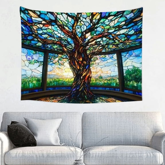 RKSupls Tree of Life Tapestry, Home Tapestry Suitable for Hanging for Decorative Wall Hanging, Decorative Bedroom, Living Room Decoration - 40x30in