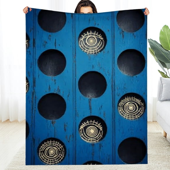 RKSupls Valentine's Day Throw Blanket, Retro Polka Dots Soft Flannel Blanket, Fuzzy Warm Cozy Happy New Year Blanket for Couch Bed Home Travel Decor, 40*50in