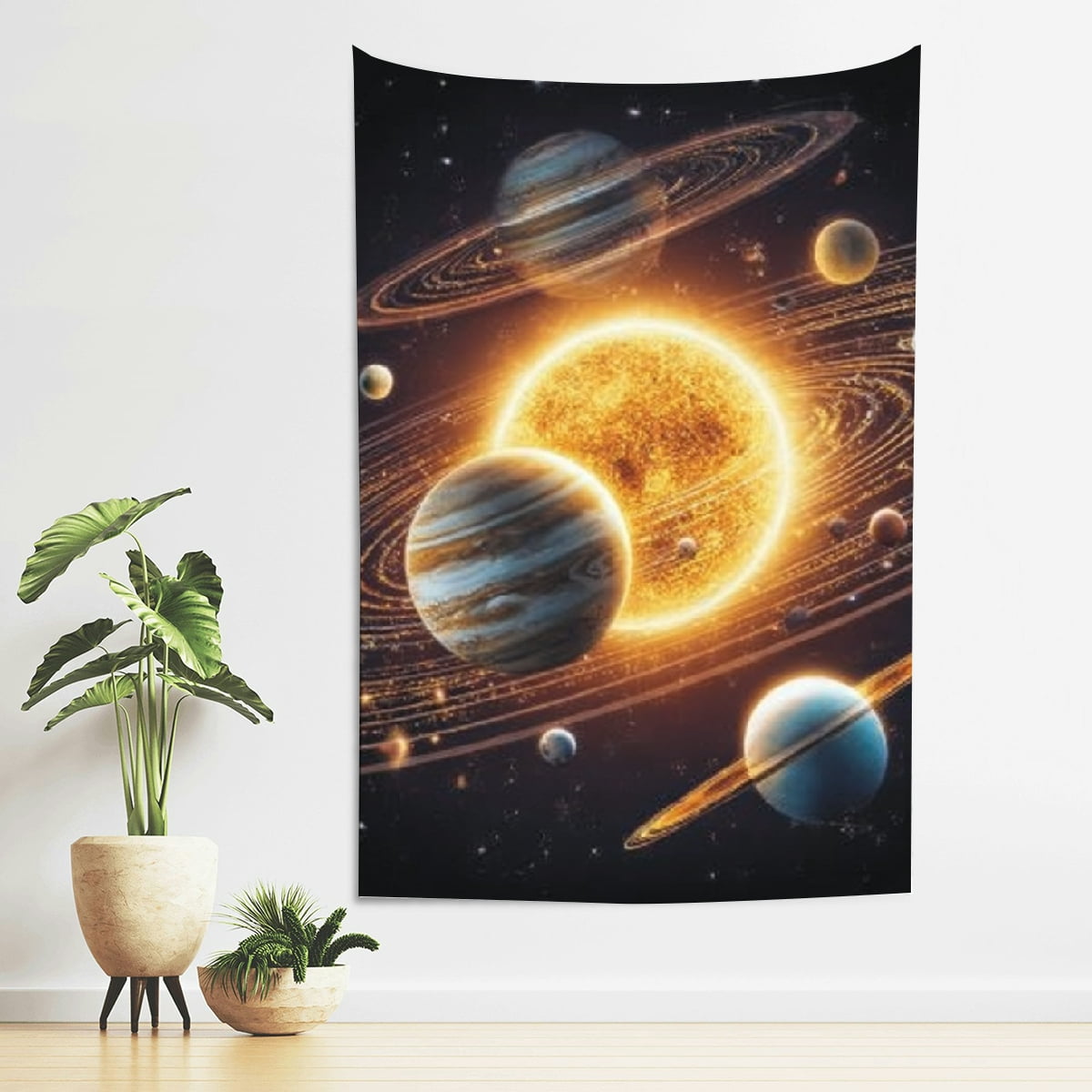 RKSupls Vertical Tapestry Wall Hanging, Solar System Planets Tapestry ...
