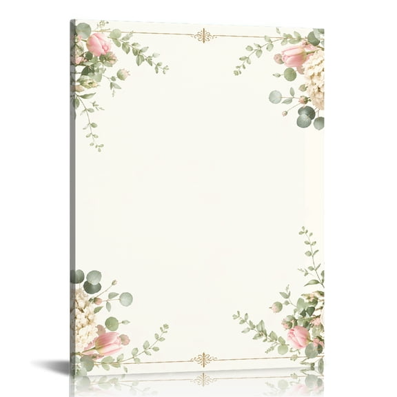 RKSupls Vintage Floral Gold Border Canvas Wall Art, Canvas Print, Wall Decor
Bathroom Bedroom Kitchen Study Wall Decor Prints