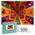 RKSupls Wooden Jigsaw Puzzle 300 500 1000 Pieces , Glitter Holiday ...