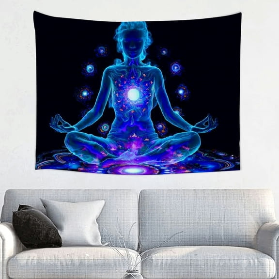 RKSupls Yoga Meditation Mandala Tapestry, Home Tapestry Suitable for Hanging for Decorative Wall Hanging, Decorative Bedroom, Living Room Decoration - 40*30in