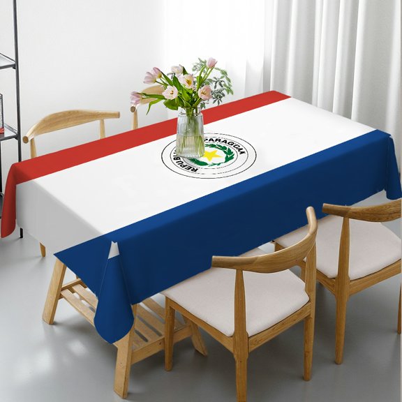 RKSupls flag paraguay Rectangle Dining Tablecloth, Holiday-Themed Design - Kitchen Accessories Rectangle Dining Tablecloth, Kitchen Picnic Party