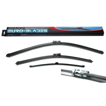RKX Front + Rear Windshield Wiper Blade set of 3 fit. FOR AUDI Q7 SQ7 2017 +