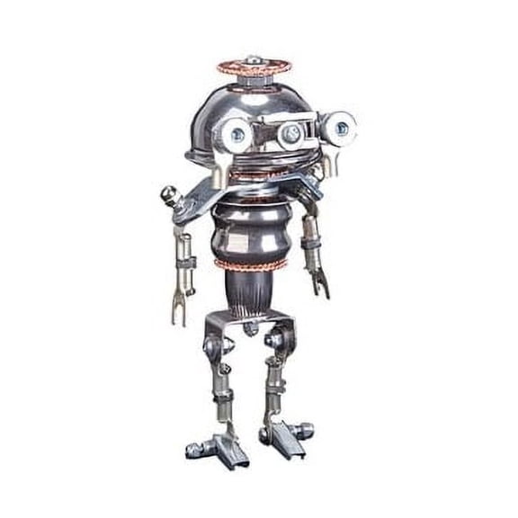 RKXQT 3D Metal Puzzles for Adults Steampunk Mechanical Model, Interstellar Cultural Exchange Surprise Box Iron Figure Building Kit Desktop Toys Kit Creative Gift Ornament Non-Mant (Power)