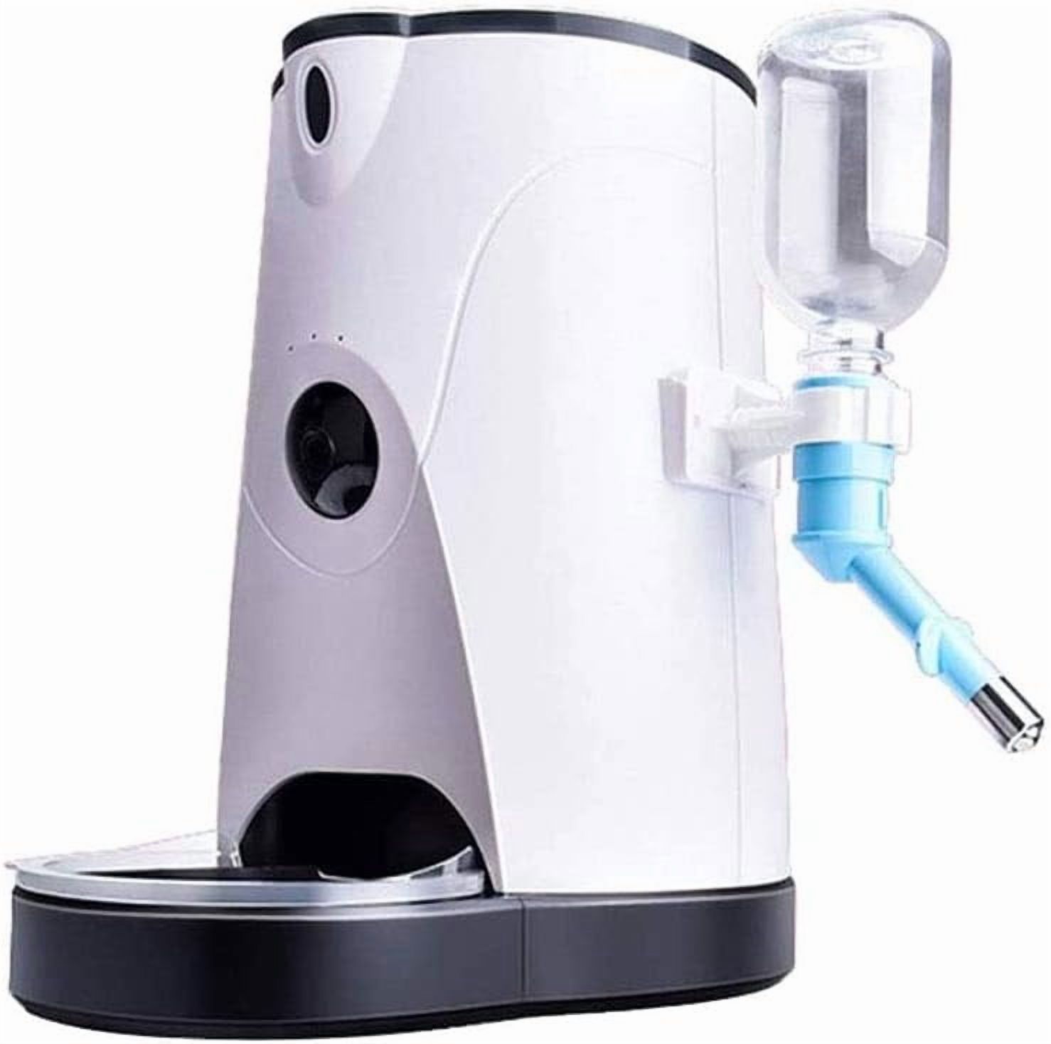 RKXQT 4L Automatic Pet Feeder Food/Water Dispenser for Cat Dog with Voice Interaction Intelligent Monitoring Automatic Pet Feeding Machine Cat Puppy Dog Timed Feeding Device Pet Cat Supplies