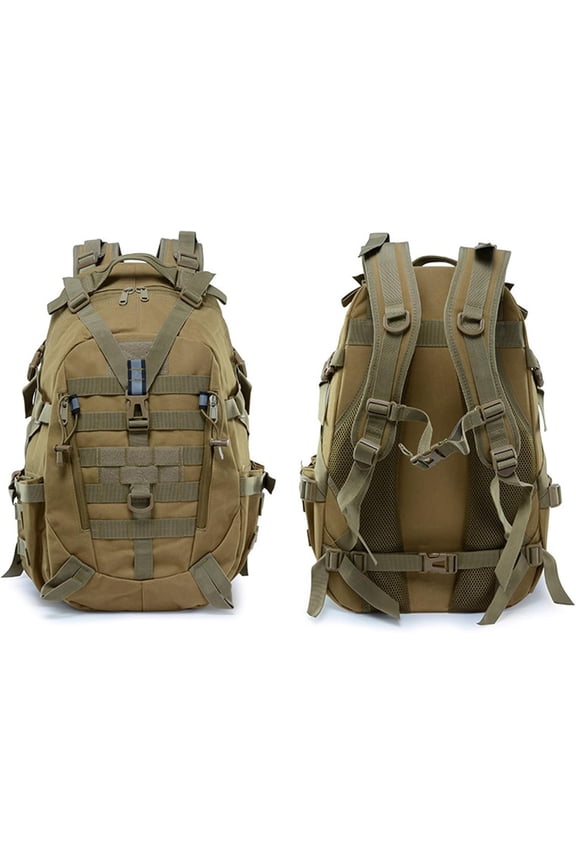 54L Hiking Backpack, Military Tactical Backpacks,Army Assault Pack, Camping Lightweight Travel Backpack, Camouflage Hunting Rucksack, 3 Day Bug Out Bag, for Mountaineering Traveling (C)