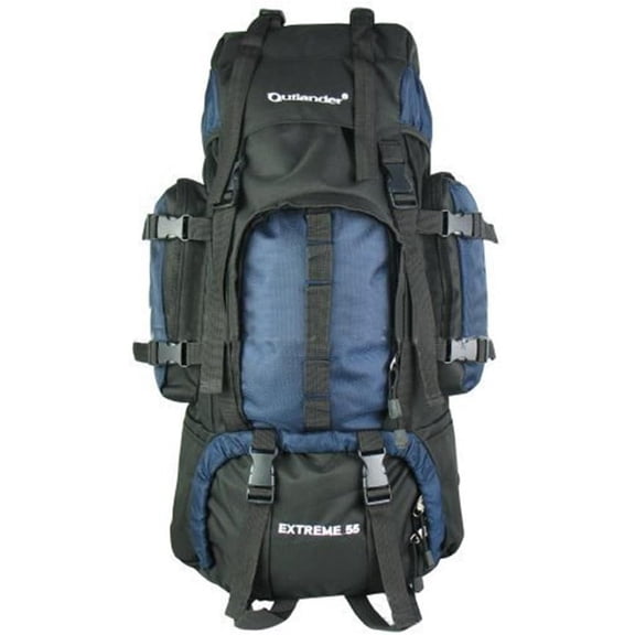 RKXQT 55L Hiking Backpack Outdoor Waterproof Daypack for Sport Camping Fishing Travel Climbing Mountaineering Cycling (Blue)