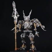RKXQT Adult 3D Metal Puzzle, 3D Metal Puzzle Three Kingdoms Series, Metal Model Kit, Adult Brain Teaser Puzzle, DIY Metal Kit Mechanical Puzzle - Best Gift for Men Zhang FEI