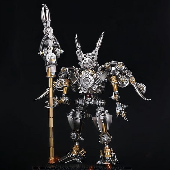 RKXQT Adult 3D Metal Puzzle, 3D Metal Puzzle Three Kingdoms Series, Metal Model Kit, Adult Brain Teaser Puzzle, DIY Metal Kit Mechanical Puzzle - Best Gift for Men (Zhang FEI)