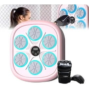 RKXQT Adult Smart Music Boxing Machine, Wall-Mounted Boxing Wall Target, Boxing Fitness Equipment, Suitable for Indoor, Gym, Boxing Gym, with Boxing Gloves