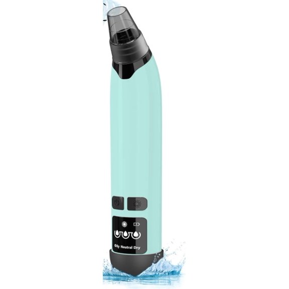 RKXQT Blackhead Remover - Pink Multi-Function Blackhead Remover Pore Vacuum Heating, Electric Acne Blackhead Remover Tool, 4 Suction Powers with LED Display, Rechargeable Acne Removal Tool Kit.