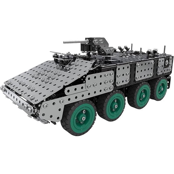 RKXQT Block Puzzle Adult Tank High Difficulty 3D Metal Puzzle Model Warships Kirov Class Cruiser KJPZ-04 (Armored Car)